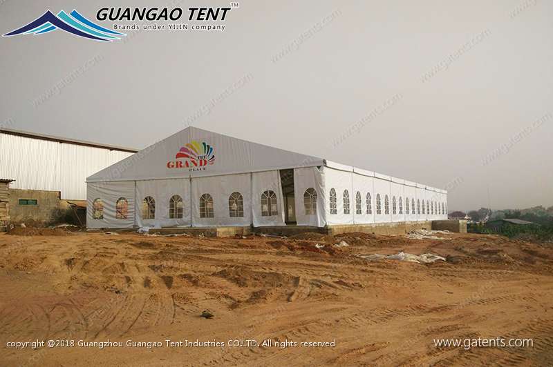 Nigerian Tent Building