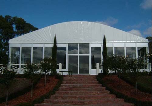 What stability factors need to be considered for event tent design?