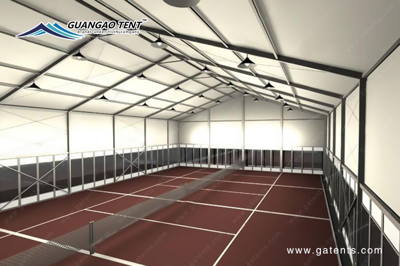 Tente salle de tennis