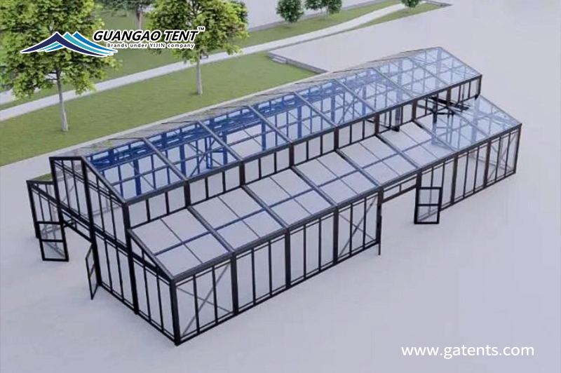 Transparent tent 10