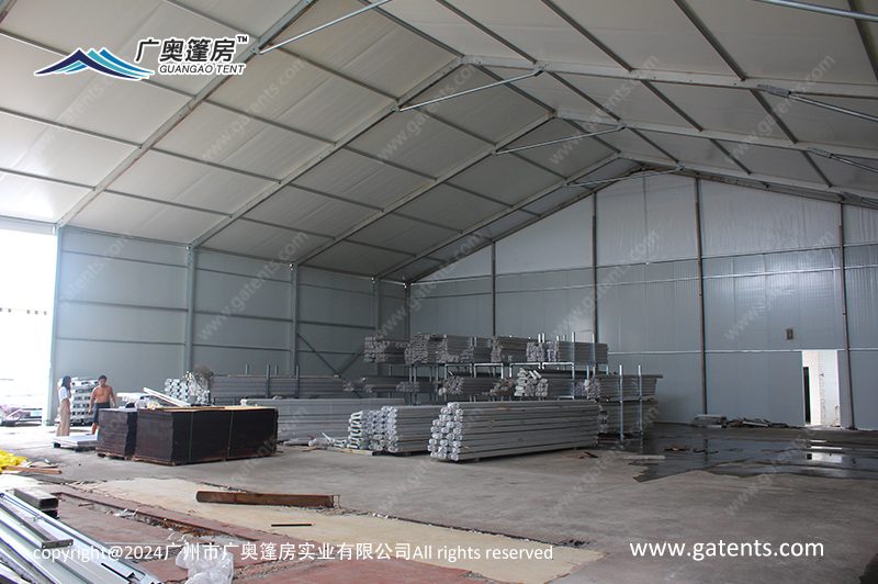 篷房铝合金材料仓库