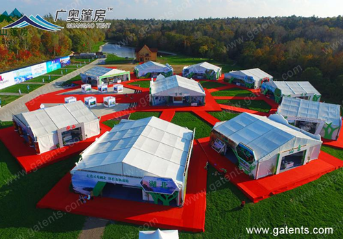 帐篷篷房空间灵活使用，在各大商业活动上应用率最高