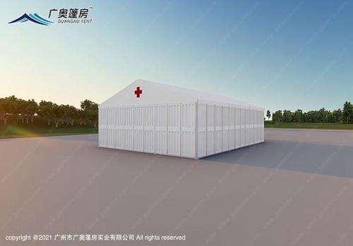 防疫篷房除了当作防疫空间还能当作疫苗接种点空间